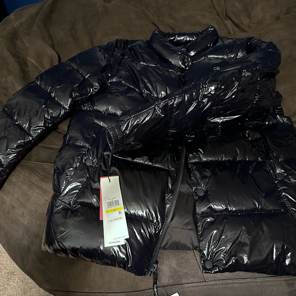 Black This puffer jacket; is designed for movement without limits Calvin Klein